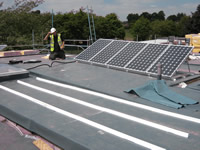 Mill Lodge PV panels